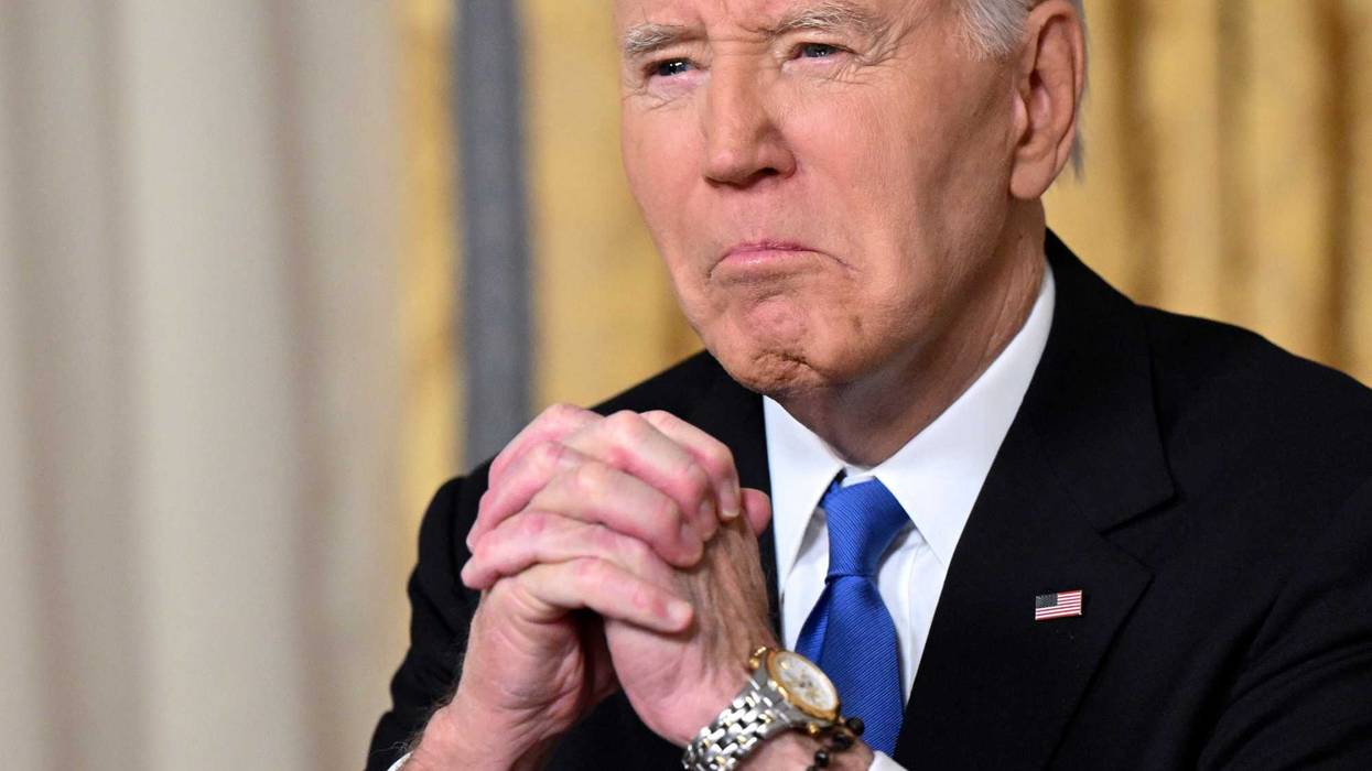 President Joe Biden speaks from the Oval Office of the White House as he gives his farewell address Wednesday, Jan. 15, 2025, in Washington