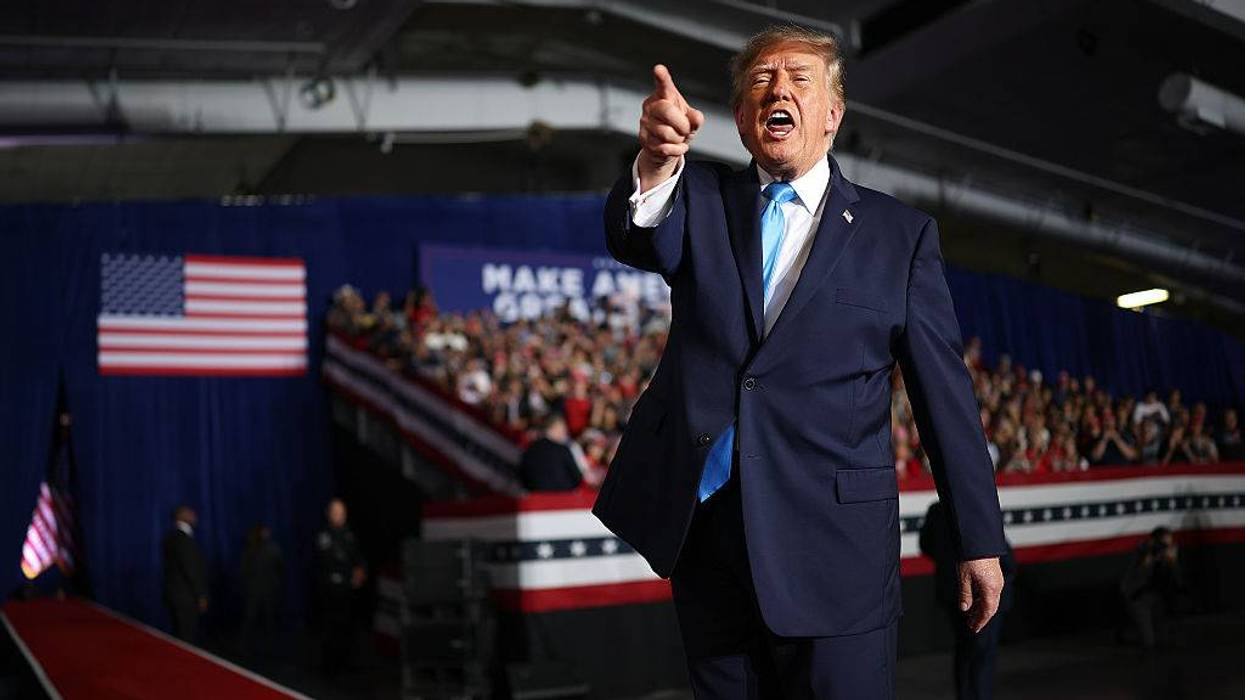 President Trump Holds Rally In Nebraska Supporting GOP Candidates