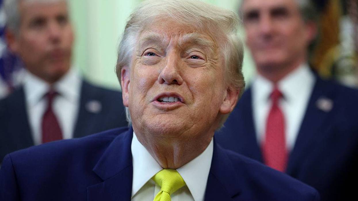 President Trump Makes An Announcement On Coal From The White House's Oval Office