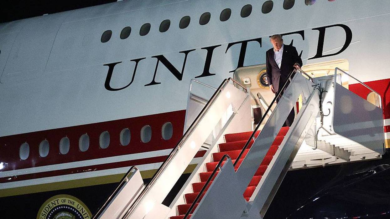 President Trump Returns From NATO Summit In Turkey
