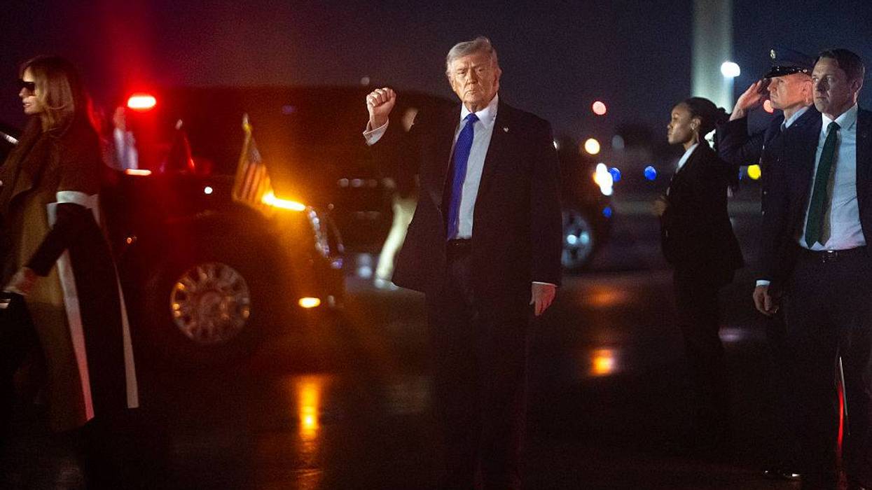 President Trump Spends Weekend At His Mar-a-Lago Resort In Florida