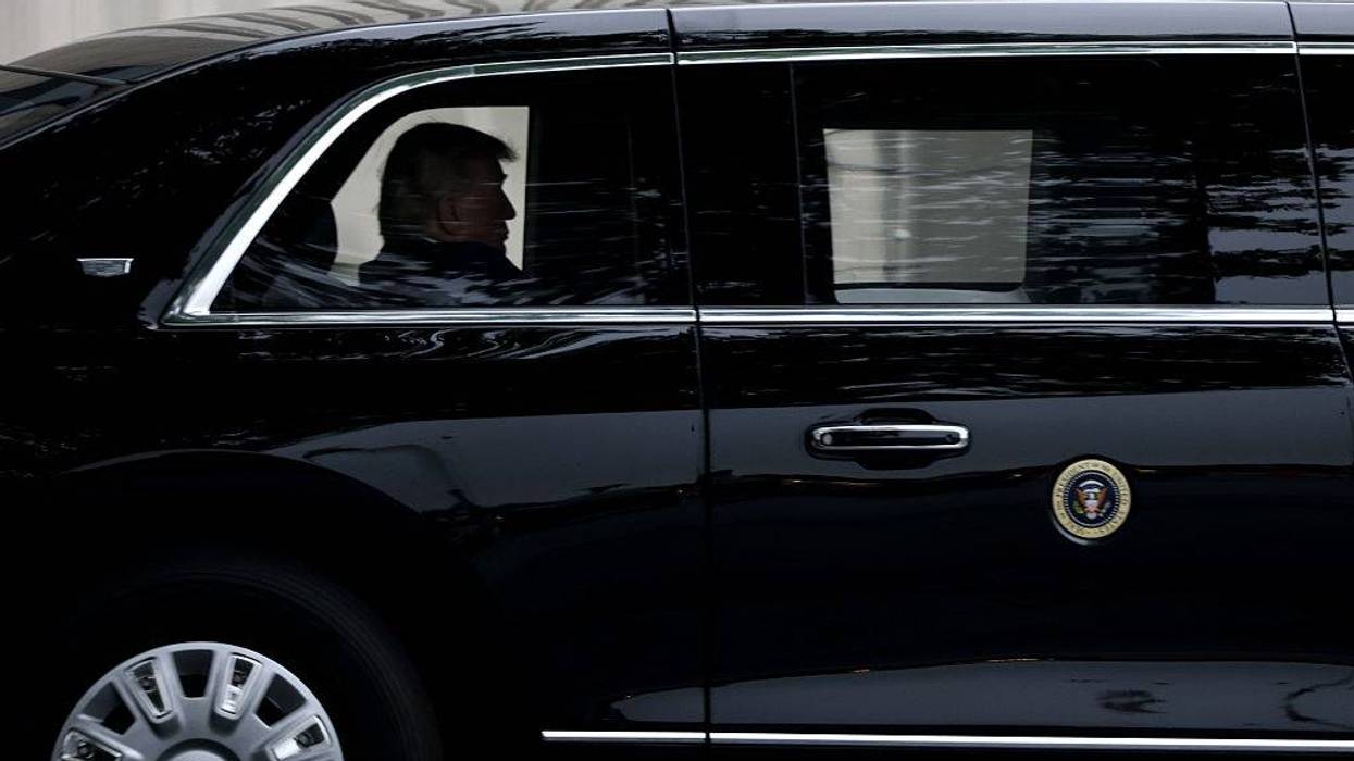 President Trump Travels To And From Walter Reed National Military Medical Center For Presidential Physical