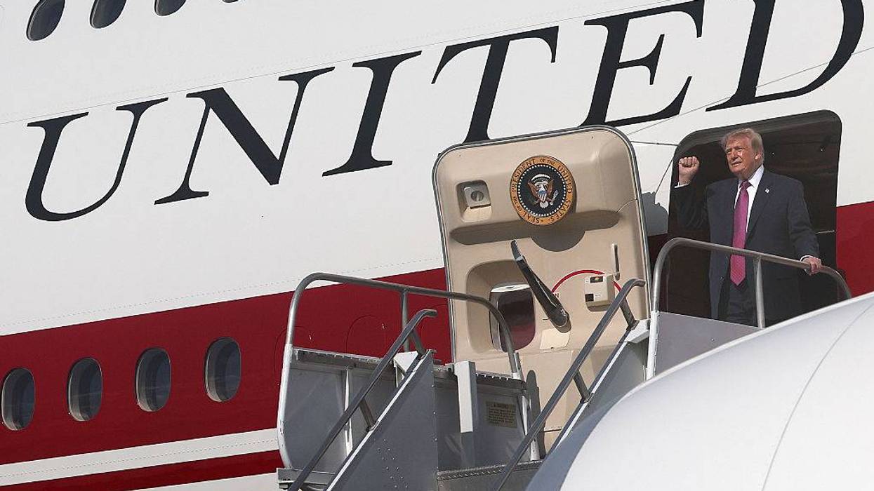 President Trump Travels To Houston