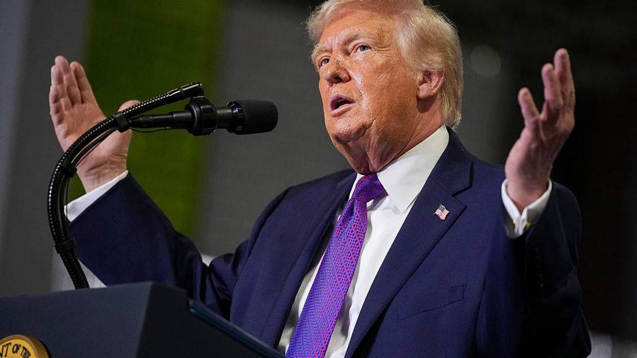 President Trump Visits A Packaging Facility In Kentucky