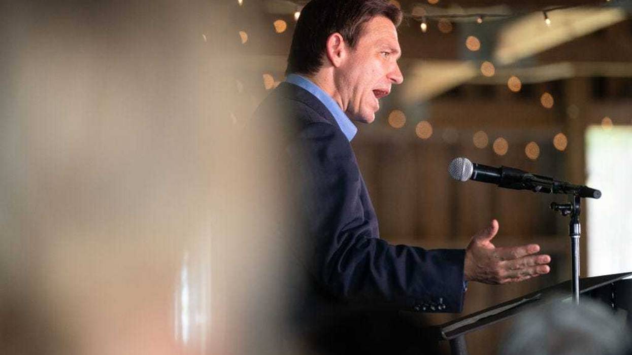 Presidential candidate and Florida Governor Ron DeSantis speaks to a crowd on June 2, 2023 in Gilbert, South Carolina.