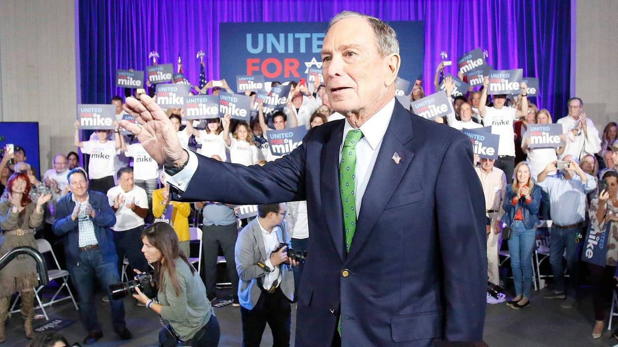 Presidential candidate Michael Bloomberg