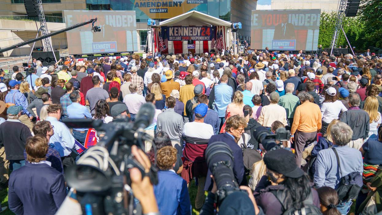 Presidential candidate Robert F. Kennedy Jr. at the National Constitution Center