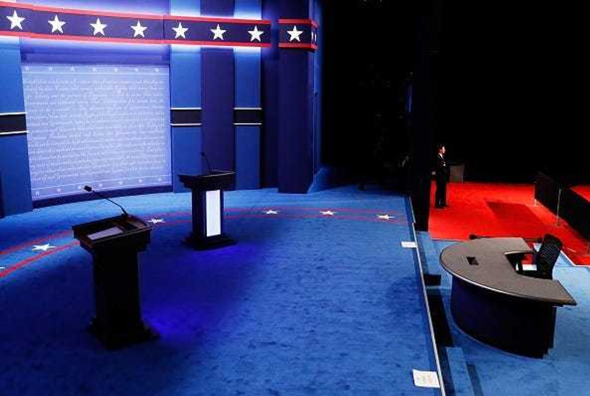 Presidential debate stage