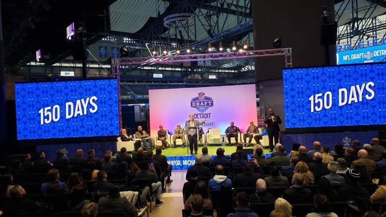 Press conference in Detroit today