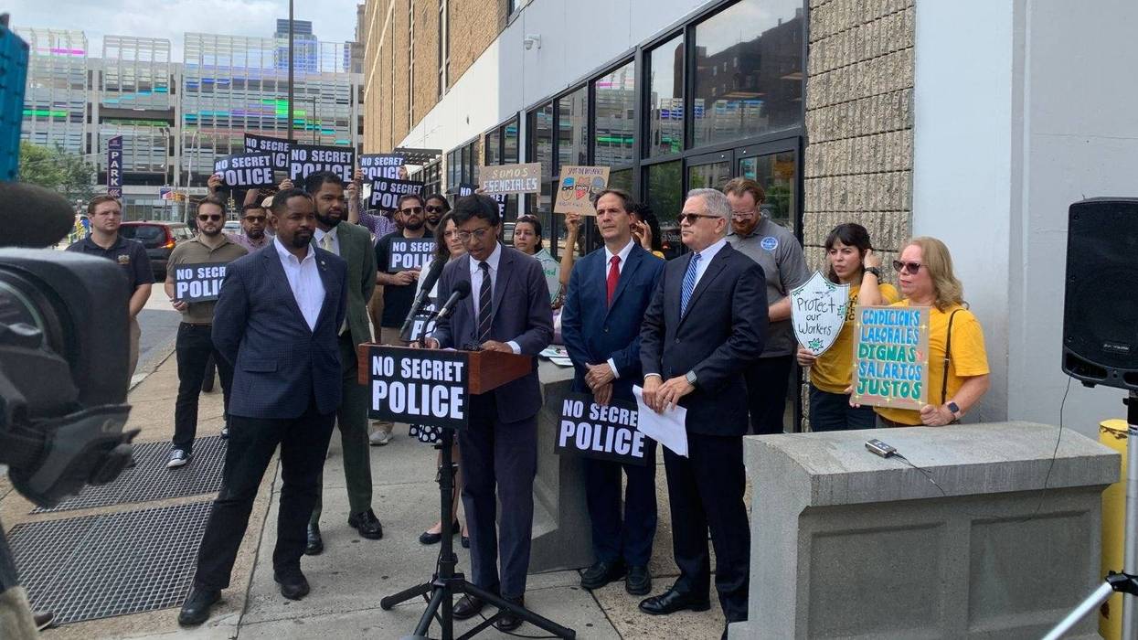 Press Conference outside of ICE headquarters in Philadelphia