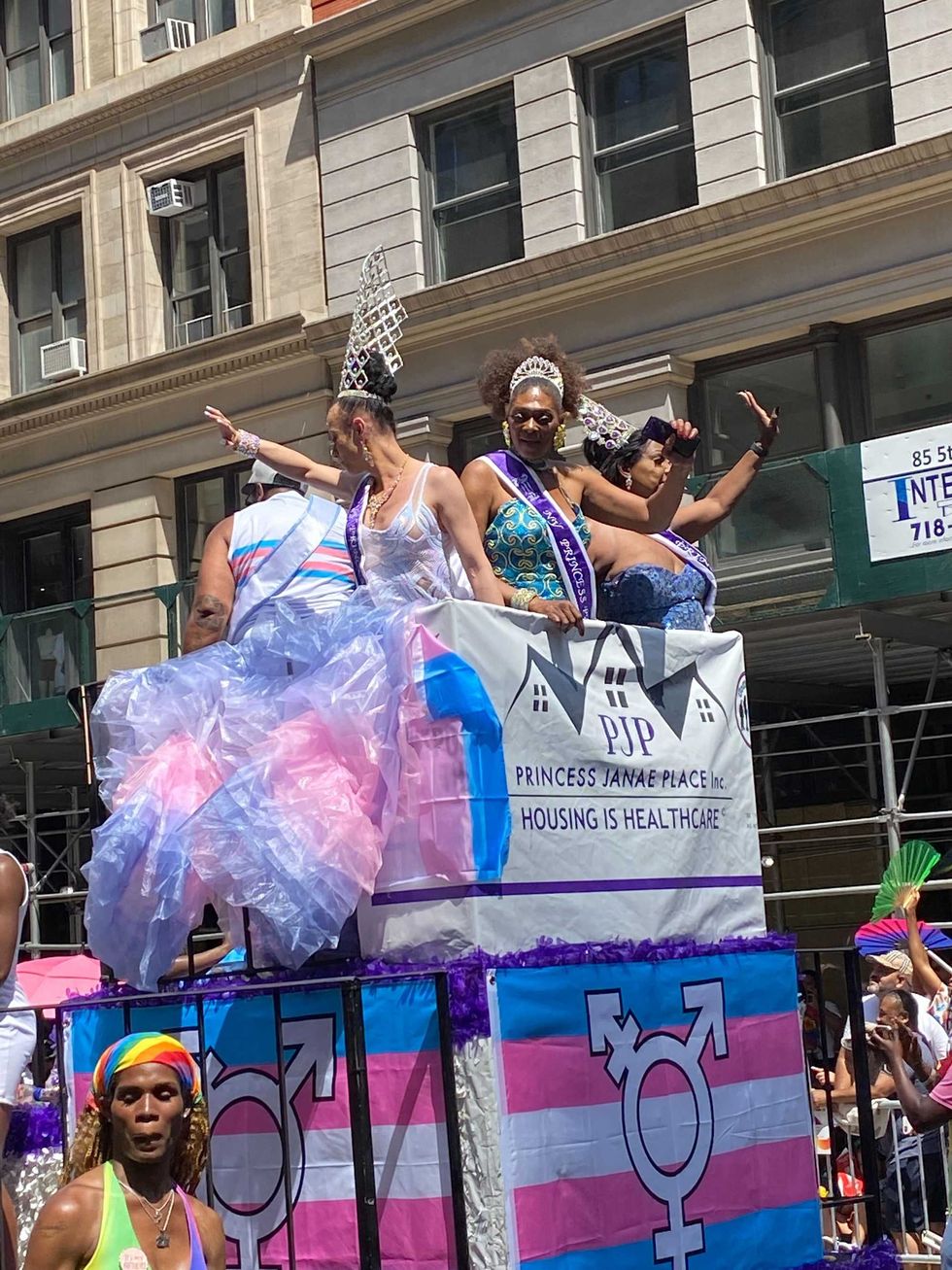 Pride march float