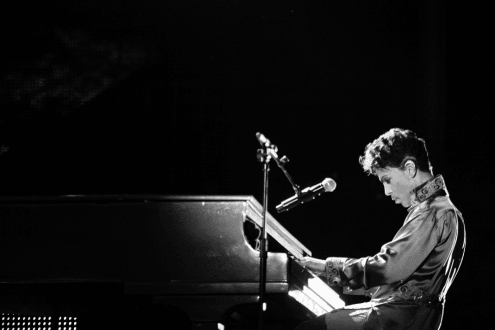 Prince at the piano