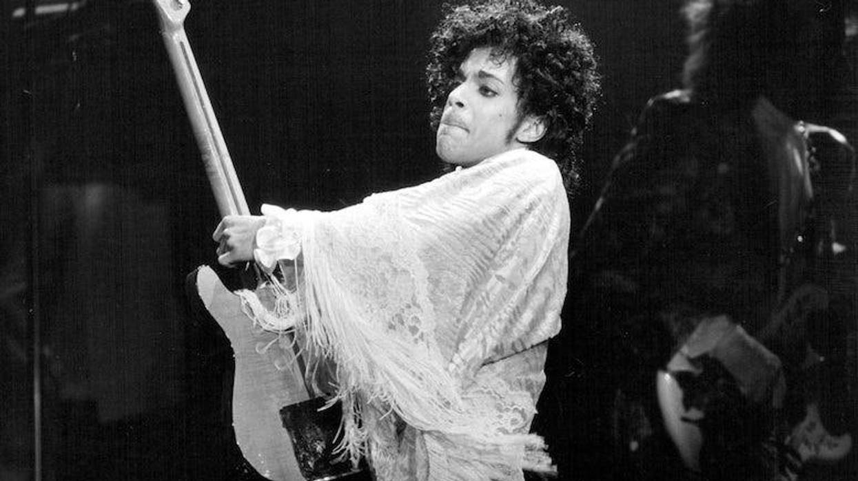 Prince, Guitar Solo, Concert, Performing, St. Paul Civic Center, 1984