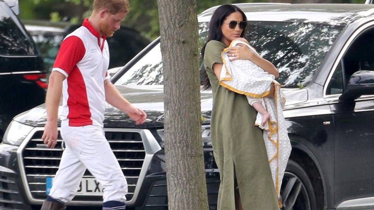 Prince Harry, Meghan Markle, and baby Archie out for a polo tournament