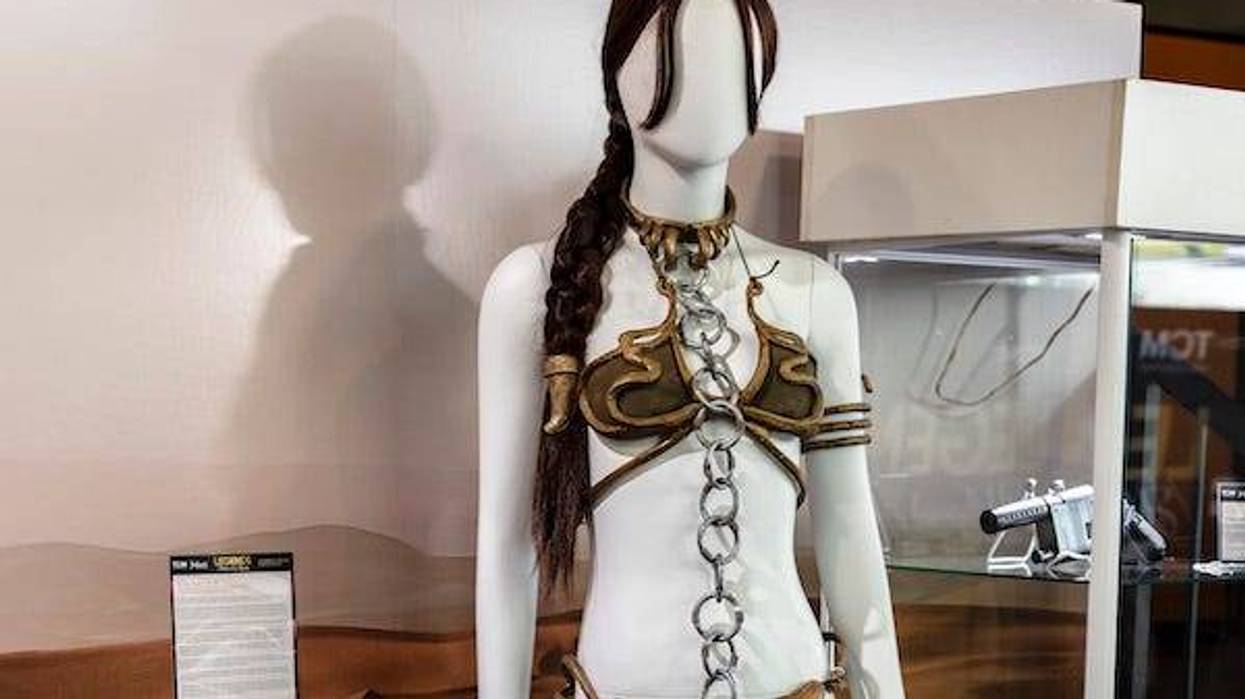 Princess Leia’s bikini costume from ‘Return of the Jedi’ displayed for auction