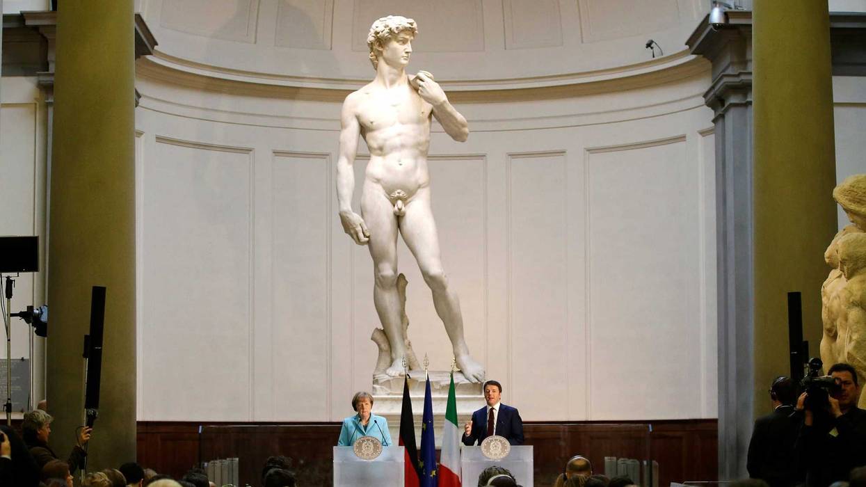 Principal Resigns-David Statue