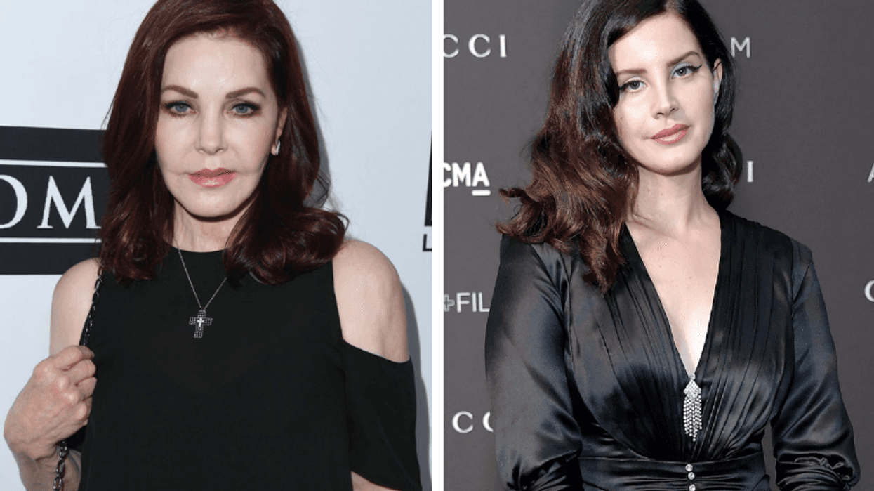 Priscilla Presley and Lana Del Rey