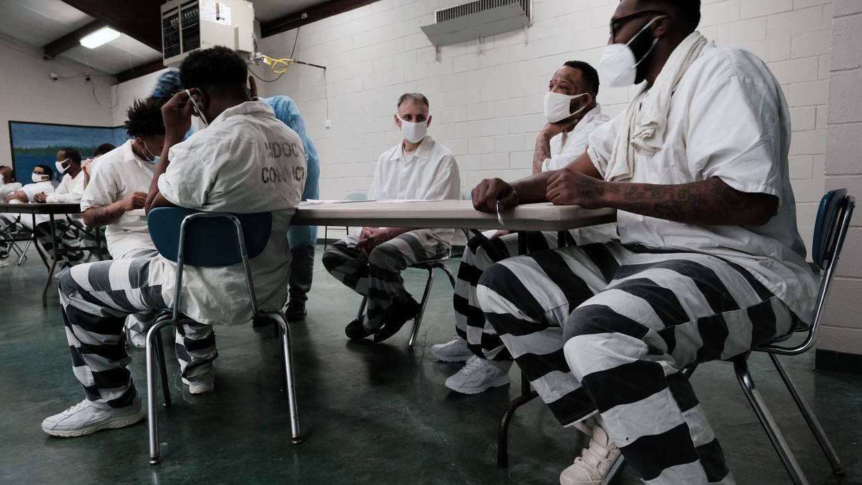 Prisoners at the Bolivar County Correctional Facility ini Mississippi.