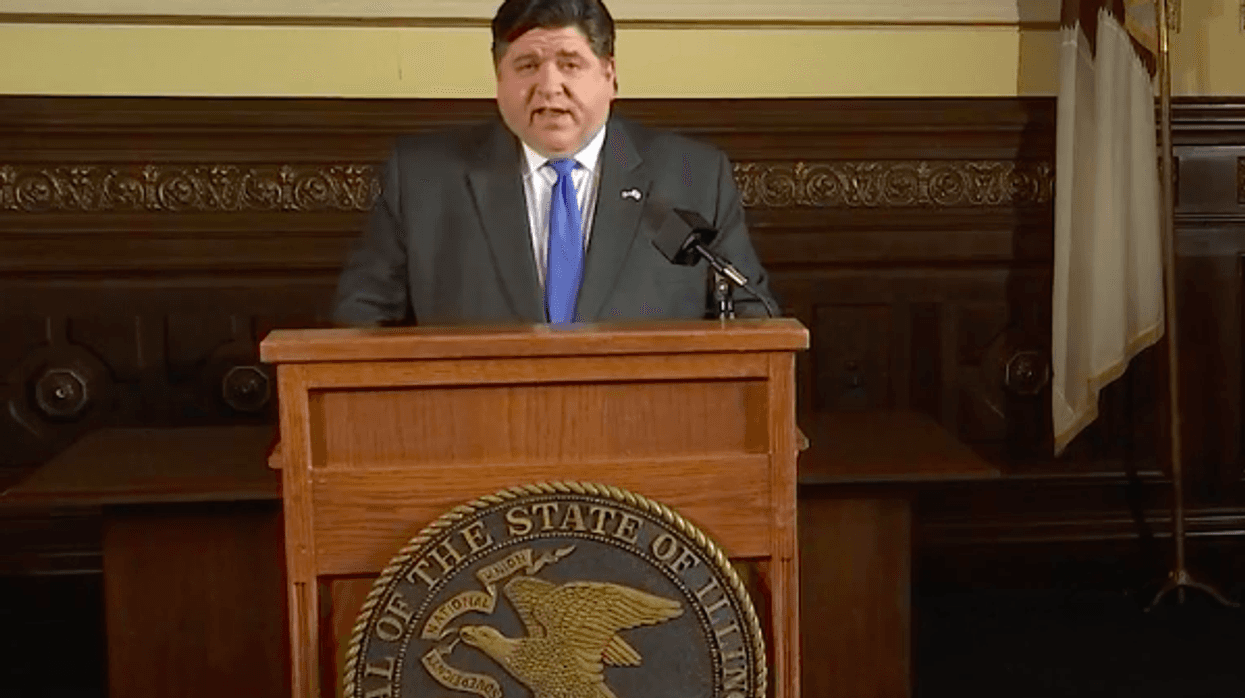 Pritzker In Springfield