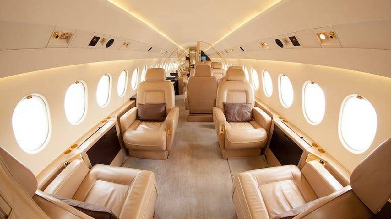Private Plane, Private Jet, Cabin, Interior, Empty