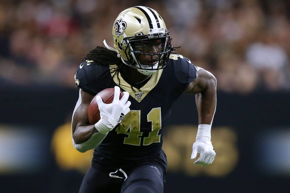 Pro Bowler Alvin Kamara handles the rock for New Orleans