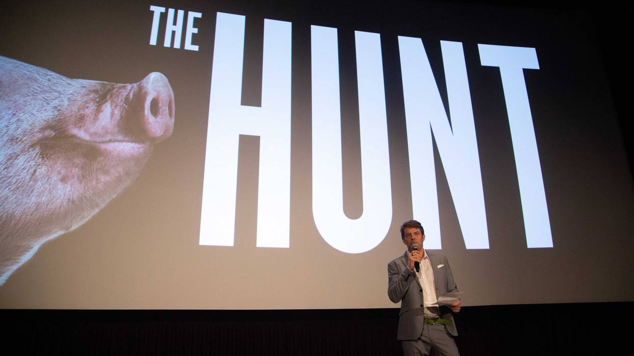 Producer Jason Blum introduces the film as Universal Pictures presents a special screening of THE HUNT at the ArcLight in Hollywood, CA on Monday, March 9, 2020.