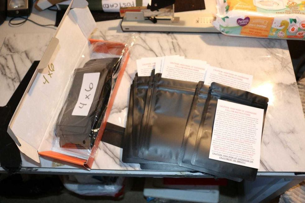 Products recovered from Carolyn Tolin