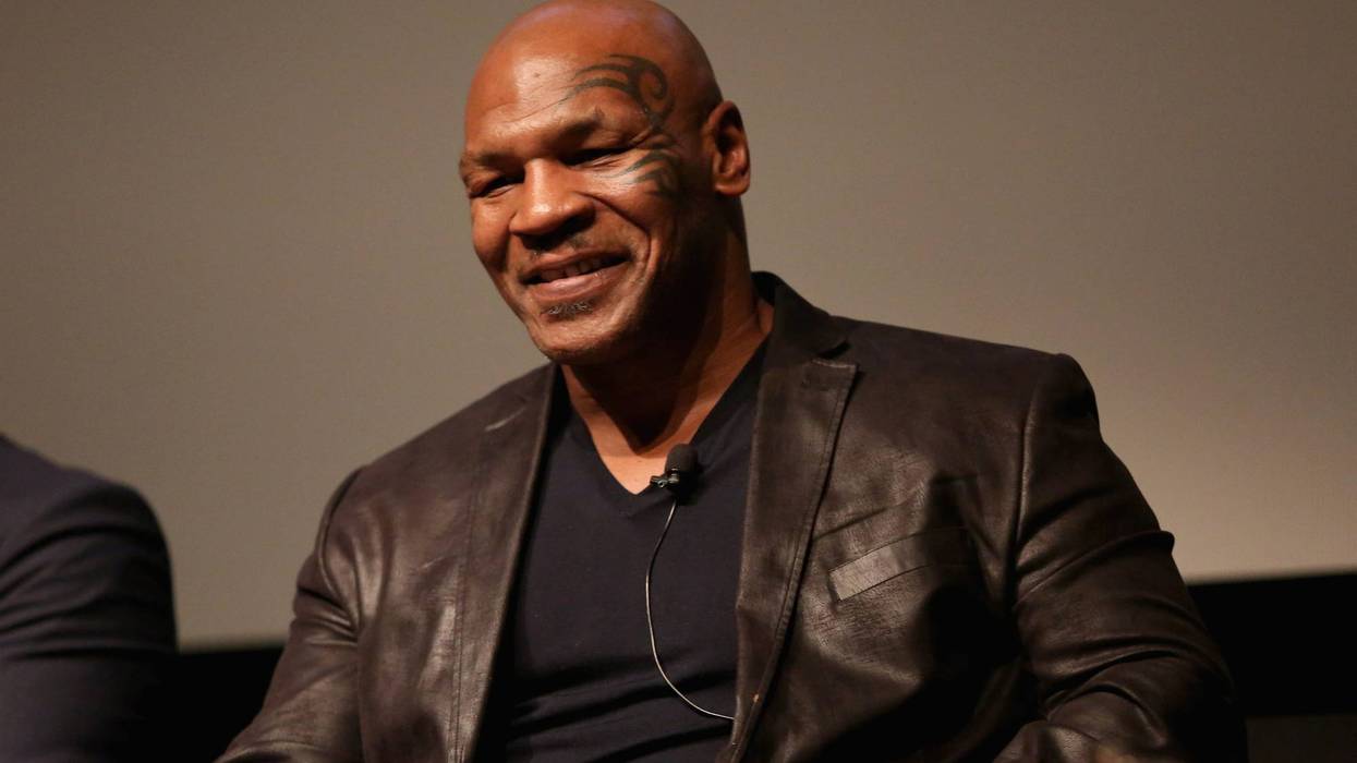 Professional boxer Mike Tyson