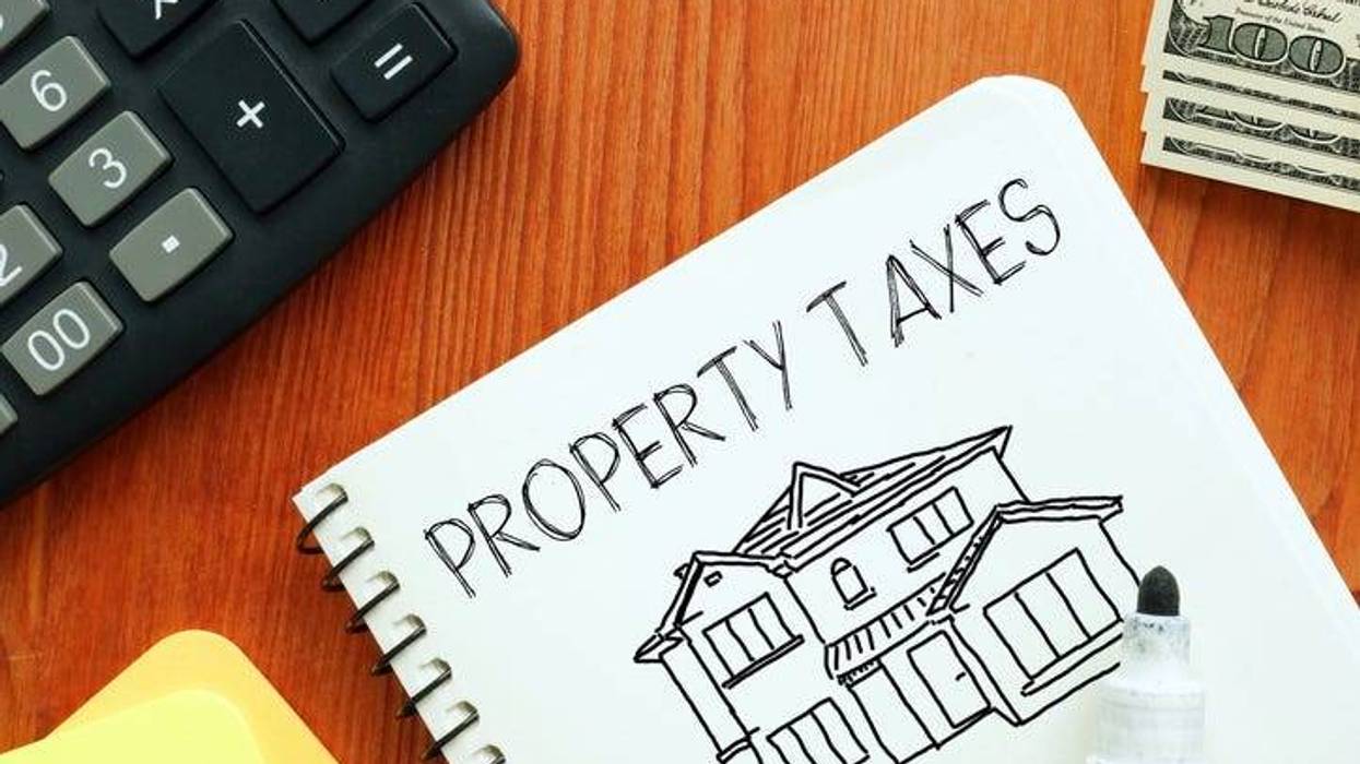 Property taxes are shown as a financial concept