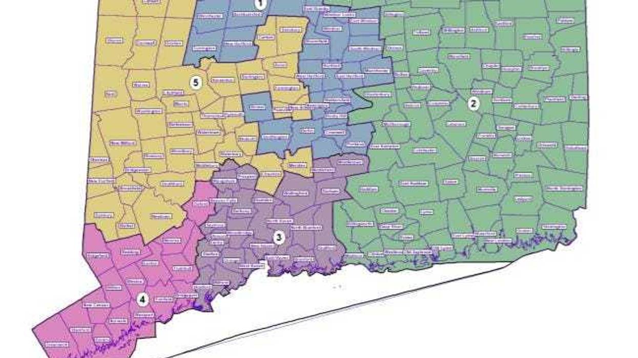 Proposed 2022 CT congressional map from special master appointed by the State Supreme Court.