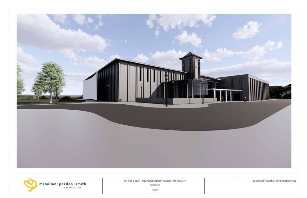 Proposed Athletic Center render