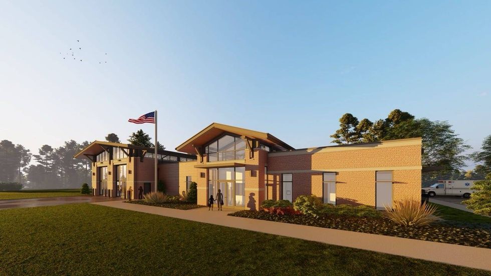 Proposed Fire Department render