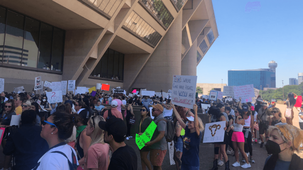 Protest at Dallas City Hall