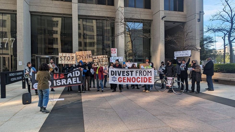 Protest from far away