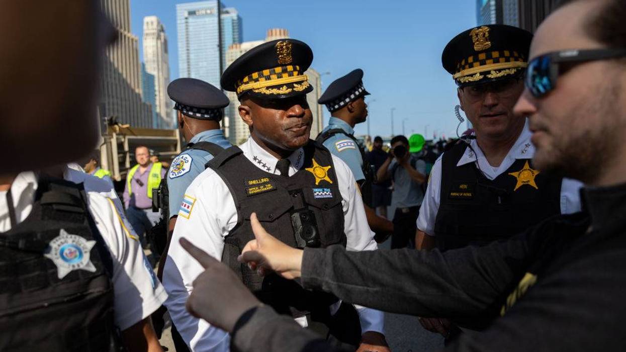 Protesters Demonstrate During The 2024 Democratic National Convention In Chicago