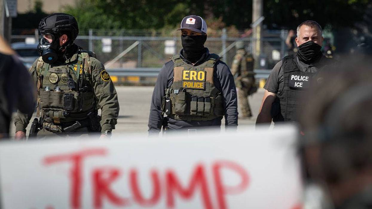 Protesters Denounce ICE Outside Chicago-Area Facility