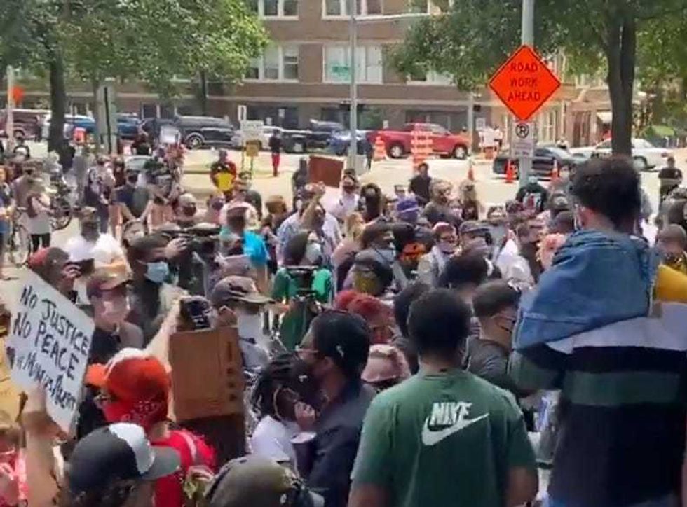 Protesters Want Tear Gassing Officers Fired