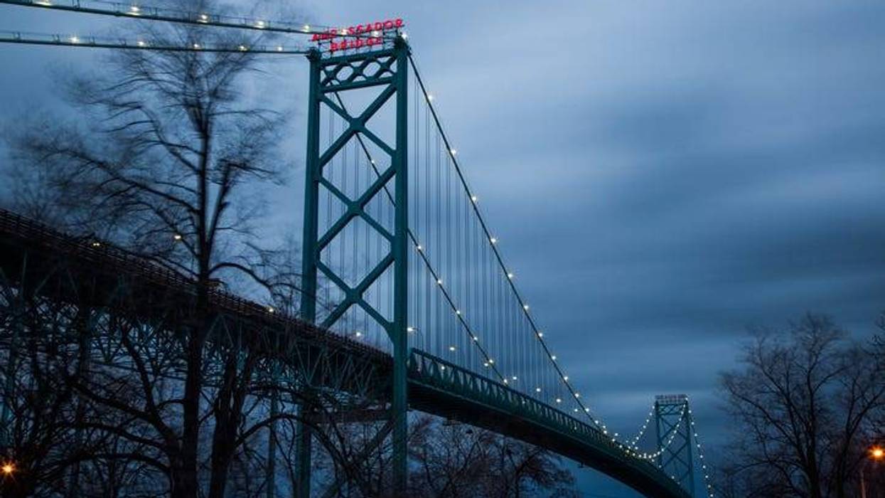 Protestors against COVID-19 pandemic measures for international truckers are causing major backups at the Ambassador Bridge for those crossing the boarder into Canada Friday evening.