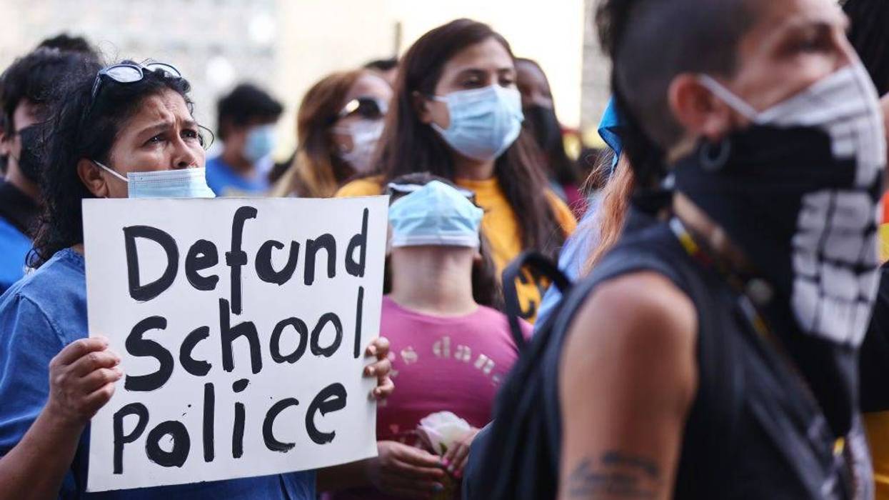 Protestors Call For Defunding Of Los Angeles School Police Department