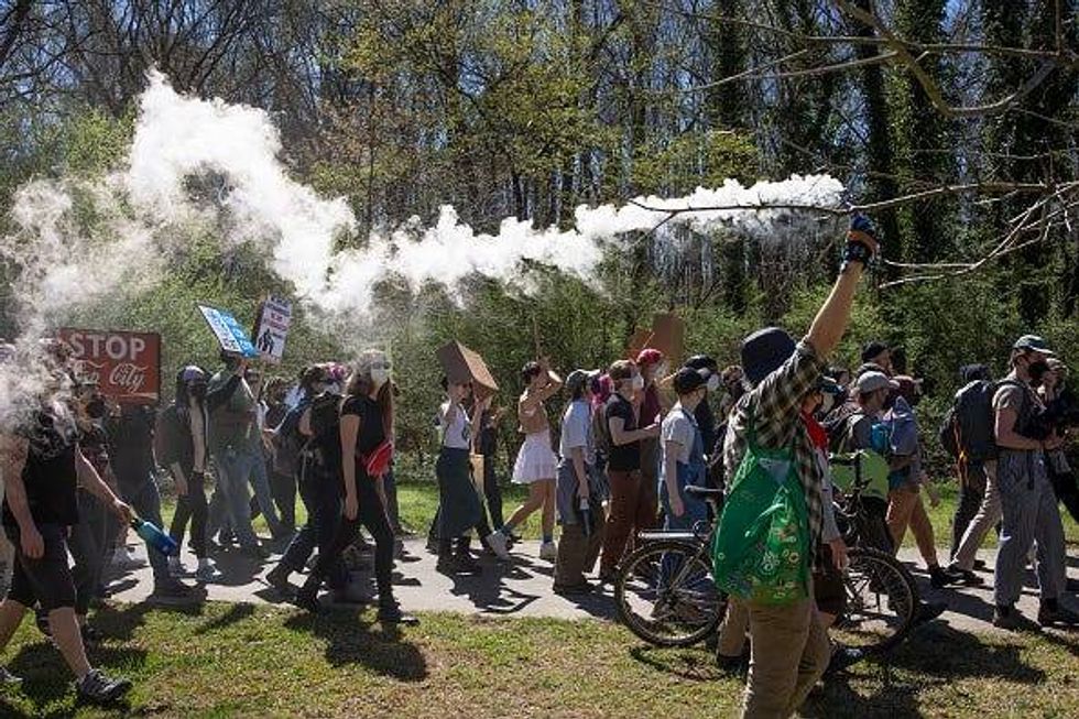 protests, Atlanta, police training center