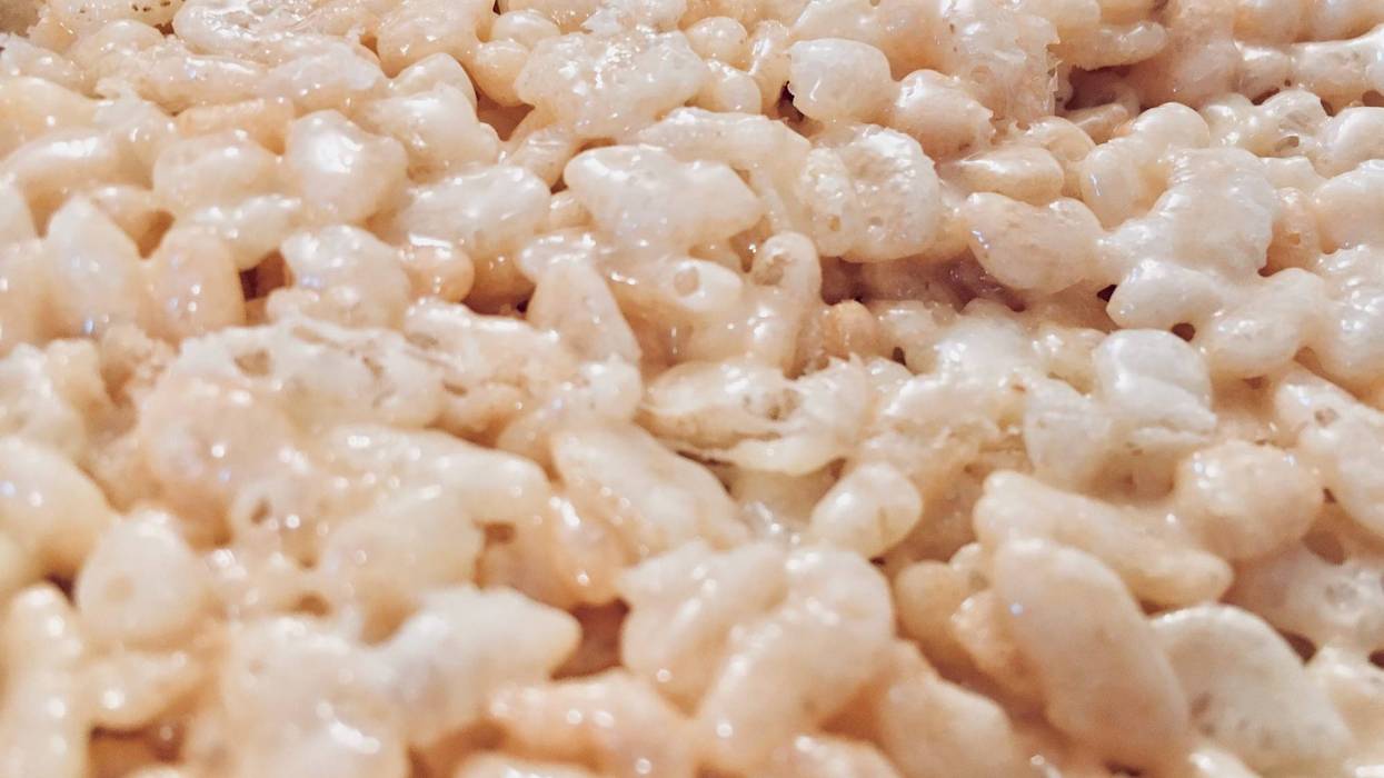 Puffed rice treats