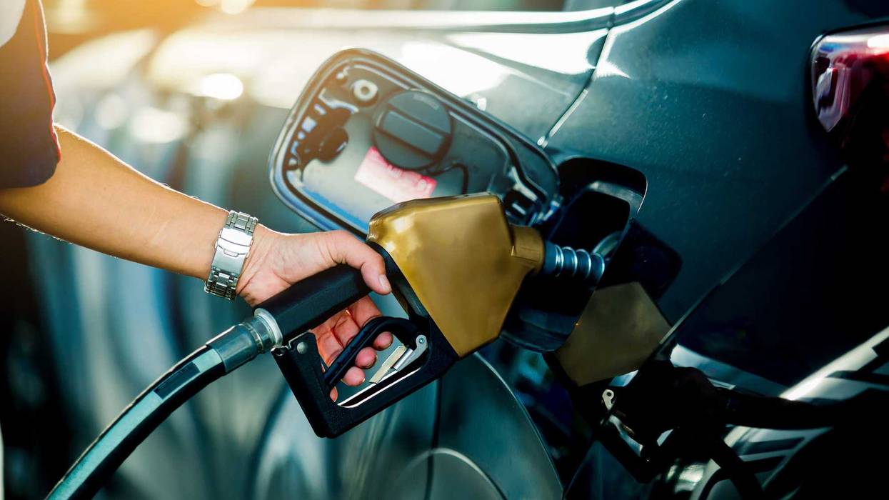 pumping gas