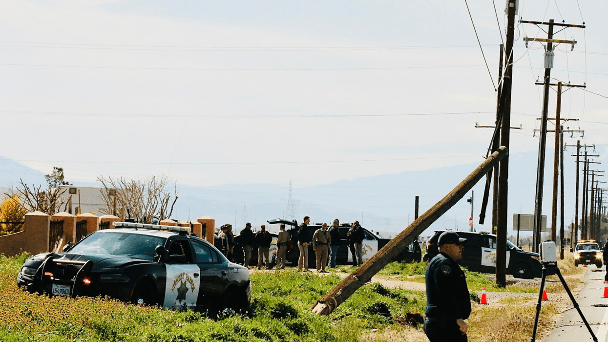 Pursuit of stolen CHP cruiser ends with suspect's death after jumping from vehicle