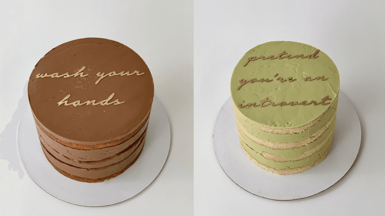 "Quarantine Cakes" from SF bakery Butter And