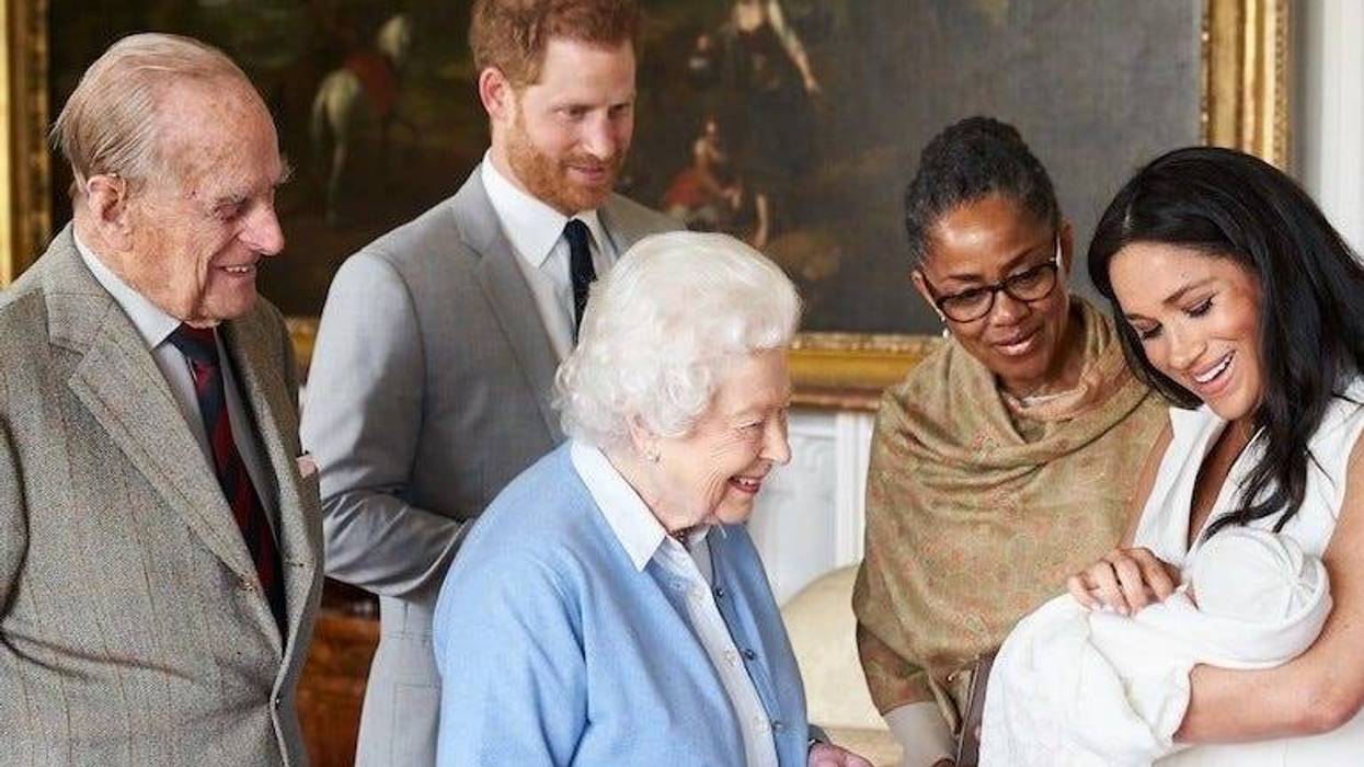 Queen Elizabeth, Prince Charle, Prince Harry, Meghan Markle, Doria Ragland, Archie, Royal Baby