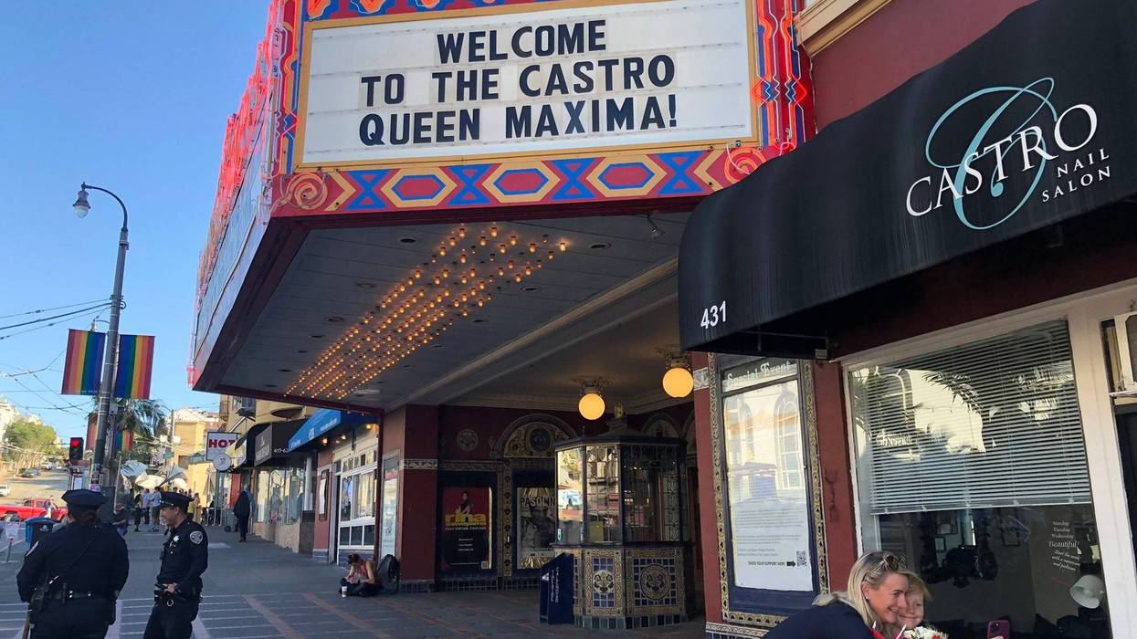 Queen Máxima of the Netherlands is touring San Francisco starting with a visit to San Francisco's Castro District.