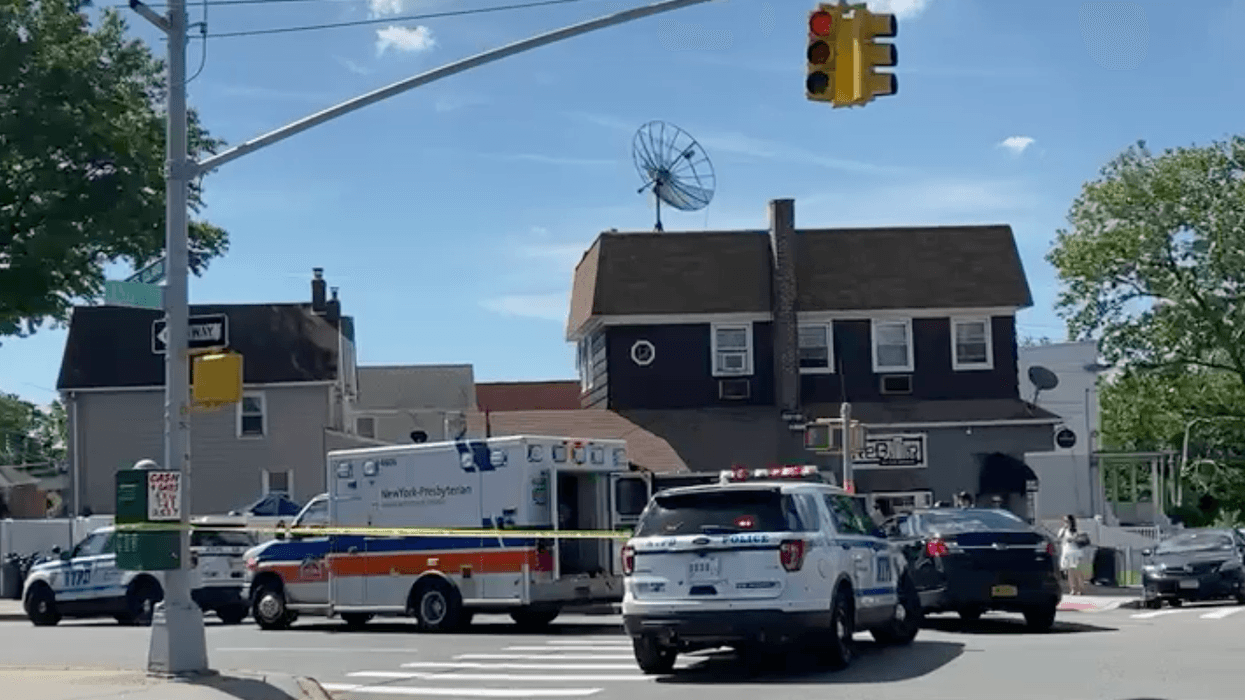 Queen mom struck by truck