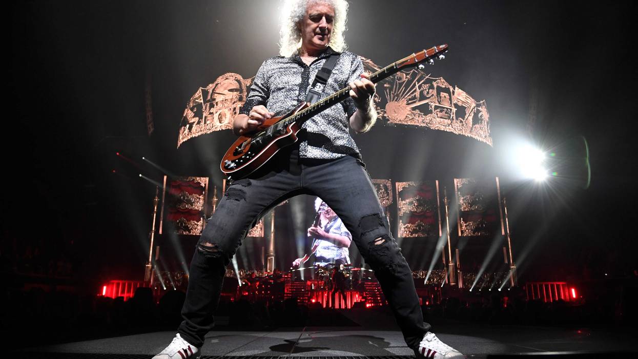 Queen stamps / Brian May