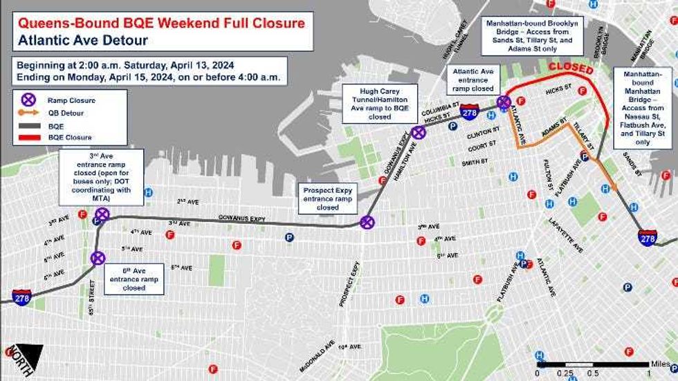 Queens-Bound Atlantic Avenue Detour