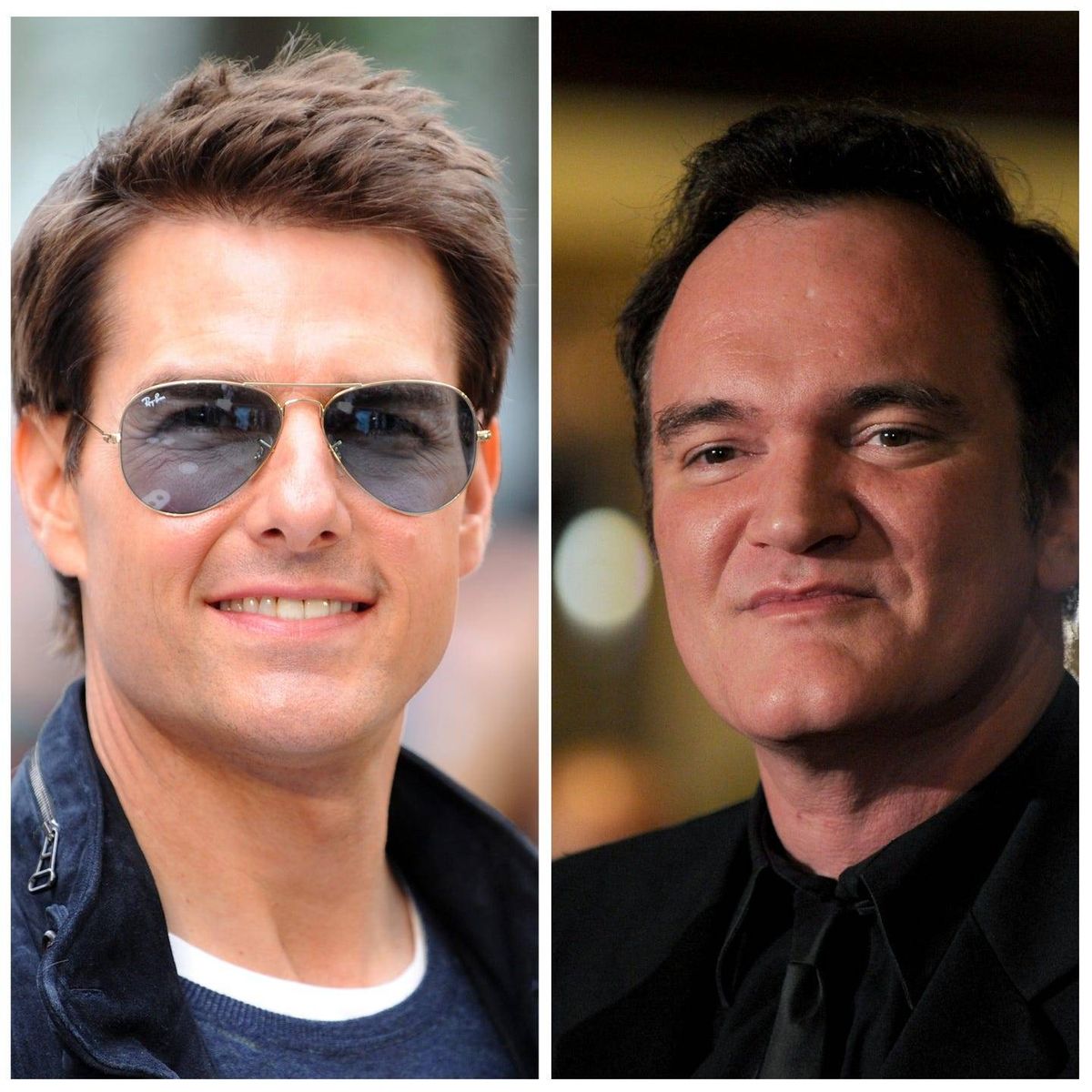 Quentin Tarantino and Tom Cruise